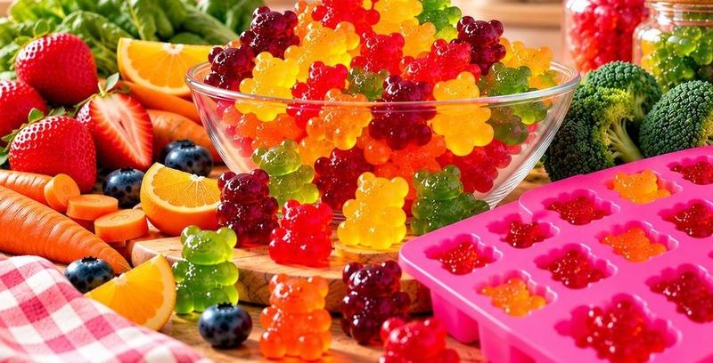 Fábrica de Gomitas — gomitas de frutas y vegetales